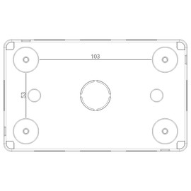 VIMAR 14812 - CONTENITORE IP40 4M 2X2