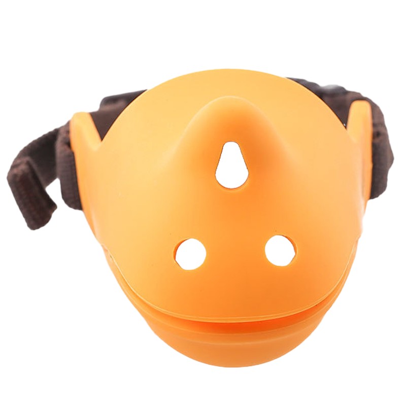Dog Silicone Mouth Cover Bite and Bark Prevention Breathable Adjustable