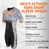 ZONE3 Men's Activate + Kona Speed Short Sleeve Full Zip