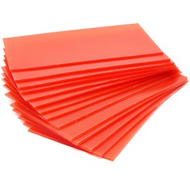 HARMONYDENT Dental Base Plate Wax 20pcs Red Denture Base Plate Casting Modling Wax Sheet, Dental Denture Materials for Modeling Filling Lab Dentist Auxiliary Material