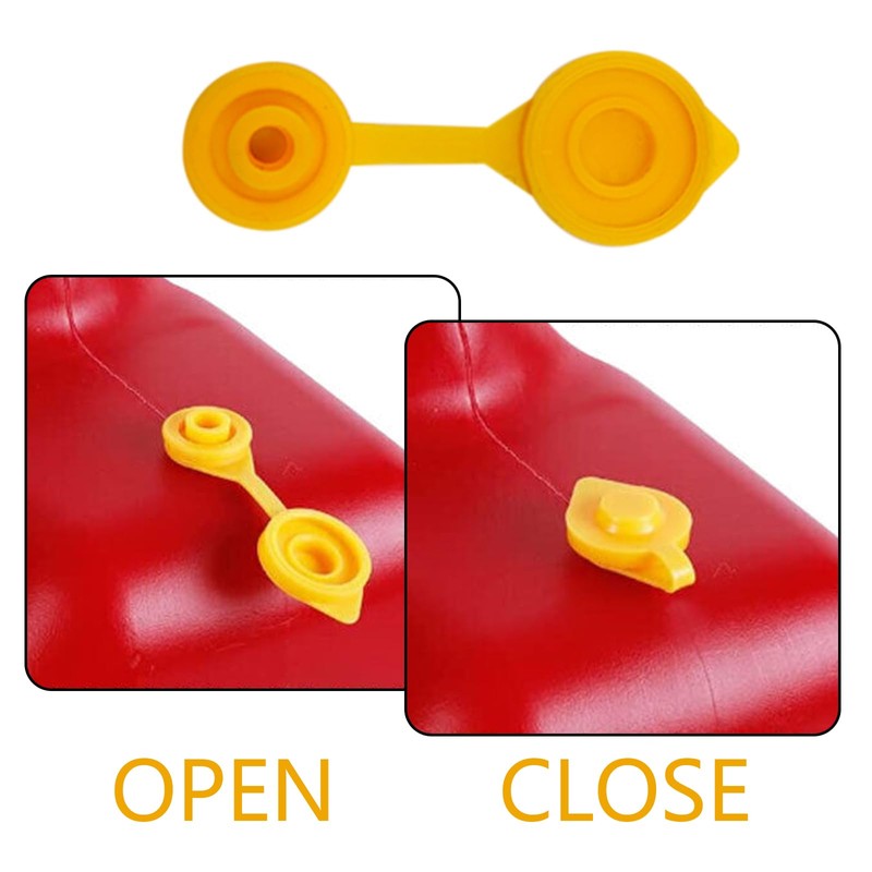 QIYUDA 15 Pcs Gas Can Vent Caps, Plastic Tank Nozzle