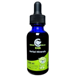 Cedar Bear Herbal Minerals for Kids a Liquid Herbal Supplement That Helps Build Healthy Bodies, Minds, and Strong Immune Systems 1 Fl Oz
