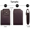 9 Tarjetas de crédito Titular, PU Cuero, RFID Bloqueo, 2