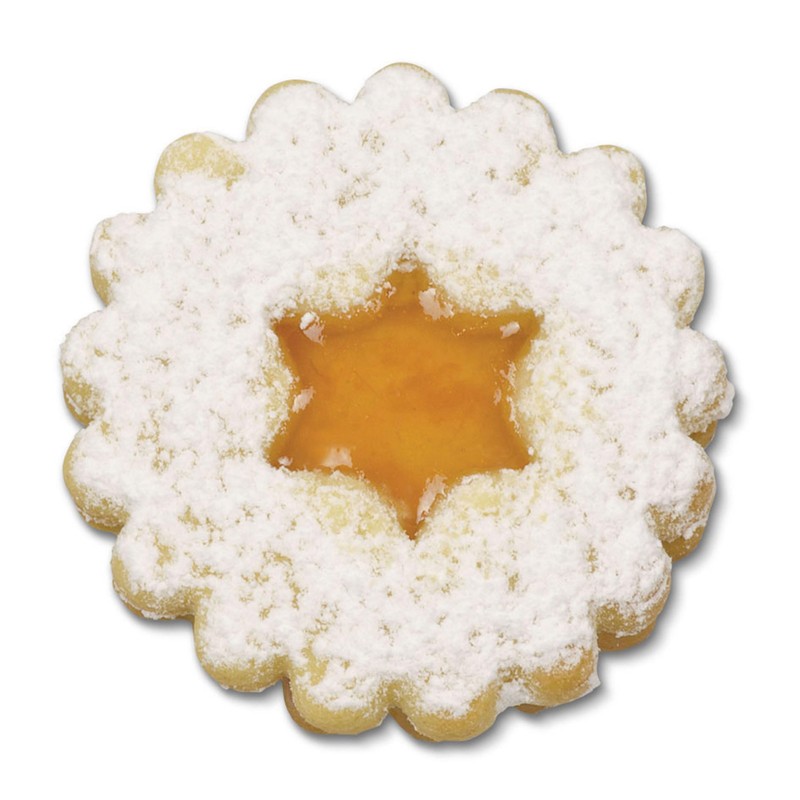 Städter Linzer Cookie Cutter with Ejector Star