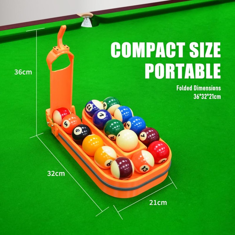 WYCDMJ Precision Pool Ball Rack: 3D Printed Billiards Training Tool