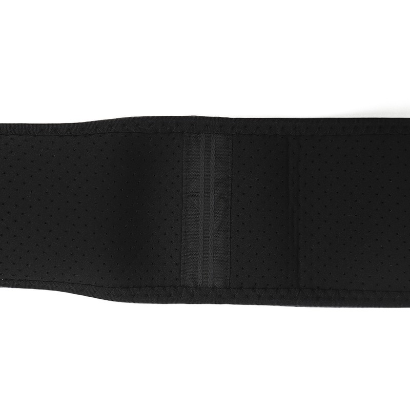 Breathable Adjustable Sacroiliac Lumbar Support Belt Black M
