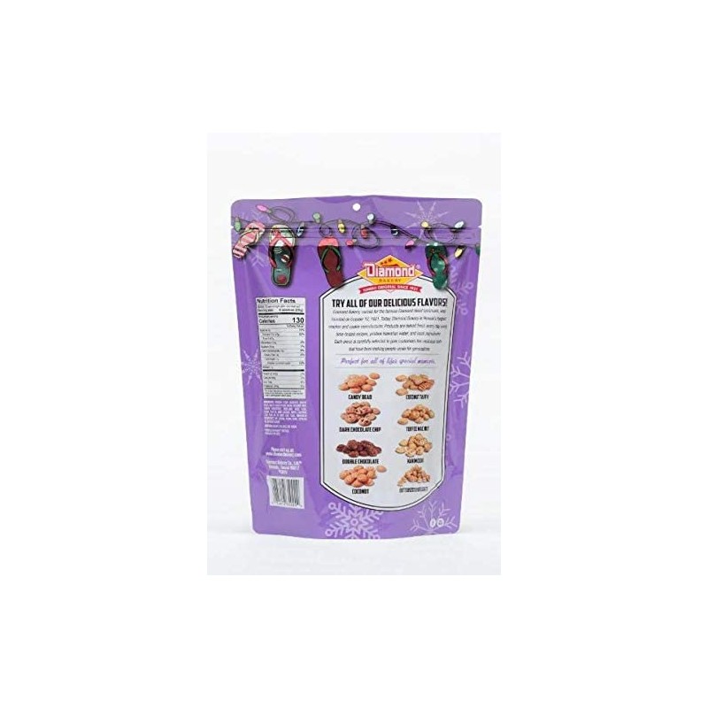 Diamond Bakery Hawaiian Cookies Holiday Edition, 13 oz Bag, Made