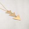 VIENTO Triangle Necklace (Gold)