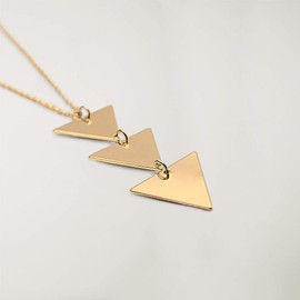 VIENTO Triangle Necklace (Gold)
