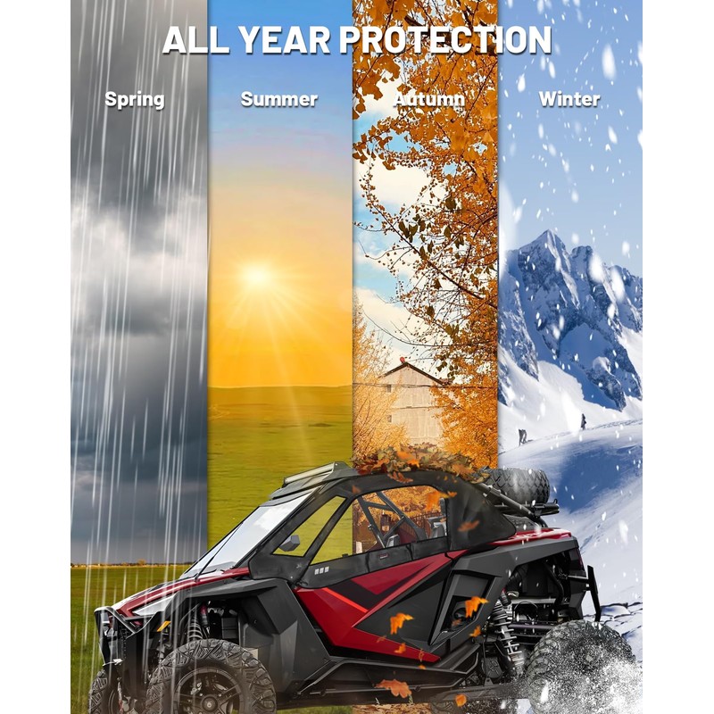 StarknightMT RZR PRO XP Soft Upper Doors, 3rd Gen Upgraded