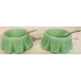 Salt Cellar Dip w/Spoon - American Made (Set of 2)