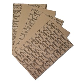 diconfa DIN A4 sealing paper pure soloid FS-53 selection: 200 x 300 x 0.25 mm, pack of 10 – thickness 0.25 mm to 1.5 mm – 1 to 200 pieces – universal sealing material sealing paper for car,