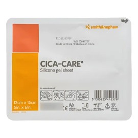 Cica-care Lámina Adhesiva De Gel De Silicona (12cm X 15cm)