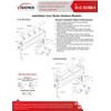 Visionis VS-ZL-SS1500 L and Z Bracket for 1500lbs Outdoor Gate