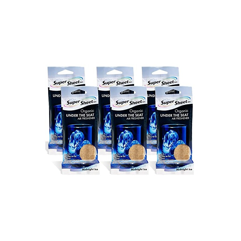 Super Sheet, Organic Under the Seat Car Air Freshener, Long