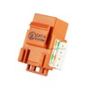 Monoprice Cat6�Punch Down Keystone Jack - Orange