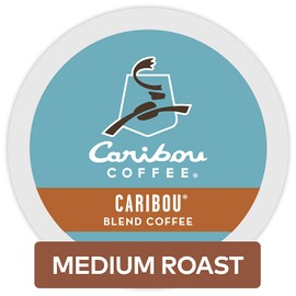 Caribou Coffee Caribou Blend, Single-Serve Keurig K-Cup Pod, Medium Roast Coffee, 44 Count