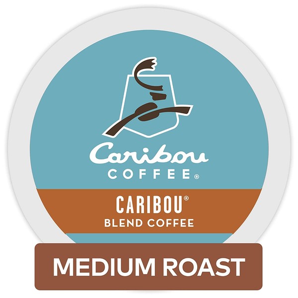 Caribou Coffee Caribou Blend, Single-Serve Keurig K-Cup Pod, Medium Roast Coffee, 44 Count