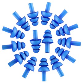 100 pares de tapones para los oídos de silicona suave, reutilizables, lavables, NRR 28 dB para dormir, natación, protección auditiva contra el ruido, conciertos de música, construcción, tiro, caza, deportes de motor