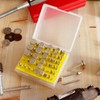 50pc Diamond Burr Bit Set for Rotary Tool 40 Grit