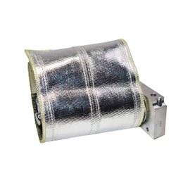 A-Team Performance - 010402 Starter Heat Shield Barrier Cover - Wrap Insulation High Temperature Fiberglass Versa-Shield Aluminized Protection Silver 7"x 24"