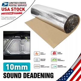 MGT 80"x39" Peel and Stick Vehicle Sound Heat Deadener Foam Mat Noise Insulation