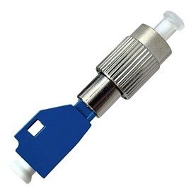 PacSatSales - FC Male to LC Female Fiber Optic Adapter - 2 Pack - LC Fiber Adapter for VFL & OPM Optical Cables - Easily Transition Your Optical Tester from FCUPC to LCUPC