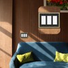 Pearled Frame Decorative Wall Plate Switch Plate Outlet Cover (Triple
