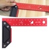 Aluminum Framing Woodworking Squares High Accuracy L Scribing Ruler with
