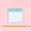 1-Count Knock Knock Howdy Sticky Notes, Cute Sticky Notes &