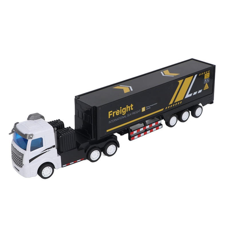 Container Truck Toy High Simulation Extended Carriage Container Trailer Model