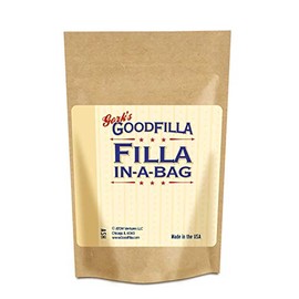 Wood Grain Filler & Putty Powder - Innovative Formula - Filla-In-A-Bag - Ash - 12 oz By Goodfilla | Repairs, Finishes & Patches | Paintable, Stainable, Sandable & Quick Drying | Zero Waste