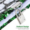 DOITOOL Football Pattern Journal Notebook Lock Diary Diary Notebook Lock