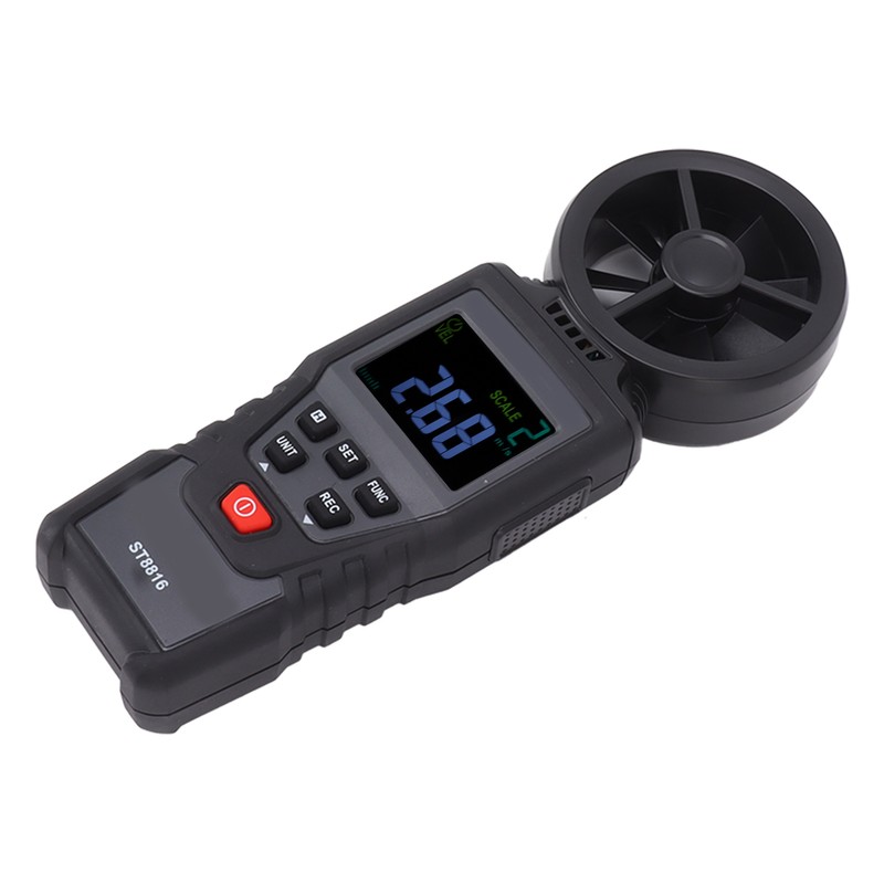 Handheld Anemometer LCD Display Strong Anti Interference Wind Speed Meter