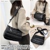 MT's SHOP SH389 Shoulder Bag, Pochette, Compact, Lightweight, Nylon, Glossy,
