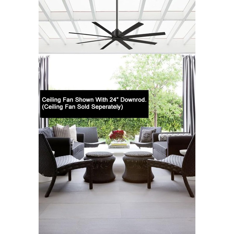Minka-Aire 24 Inch Ceiling Fan Downrod - Coal - DR524-CL