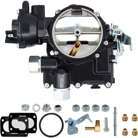 New Marine 2 Barrel Carburetor For Mercruiser 3.0 Carburetor Rochester Mercruiser 3.0L 2.5L carb 4 CYL Engines Mercarb Electric Choke with Jets Gaskets Short Linkage 3310-864940A01 8M0045397 balck