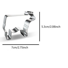 ZDYWYZJ Animal Series Cow Shaped Biscuit Cutter