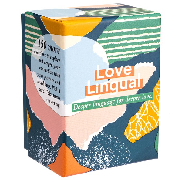FLUYTCO Love Lingual Level 2: Couple Card Game - Deeper Language for Deeper Love - 150 Conversation Starter Questions for Couples - Date Night & Relationship