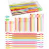 UOOU 67 PCS Plastic Needles, 5 Sizes Yarn Needles, Darning