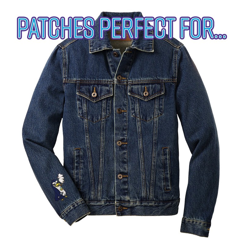 Pot Smoking Pals Smoking - Iron on Embroidered Patch Applique