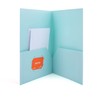 Mintra Office Poly Pocket Folders (Pastel, 8pk)