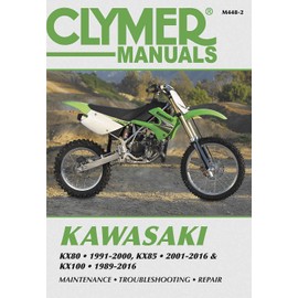 SERVICE MANUAL KAWASAKI, Manufacturer: CLYMER, Manufacturer Part Number: M448-2-AD, Stock Photo - Actual parts may vary.