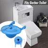 3-Inch Toilet Flapper Replacement, Compatible with Gerber 99-788 Toilet Stopper
