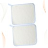 Baluue 2sets Nylon Face Wash Cloth Exfoliating Bath Towel Quick