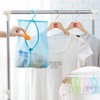 MAGICLULU 2pcs Mesh Clothespins Bag Clothes Drying Bag Bathroom Mesh