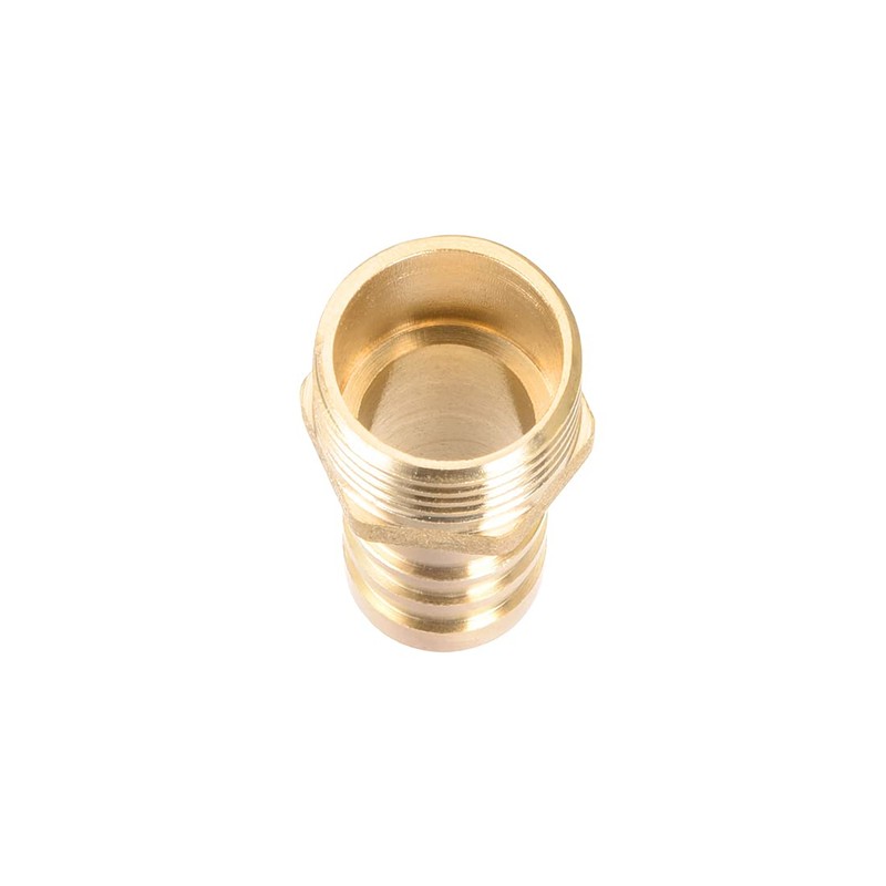 sourcing map Pack of 5 Brass Hose Connector Hose Connector