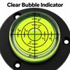 Round Bubble Level Tool – Circular Spirit Level Gauge with