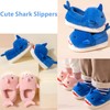 Fiedaz Boys Girls Shark Slippers for Toddler - Plush Warm