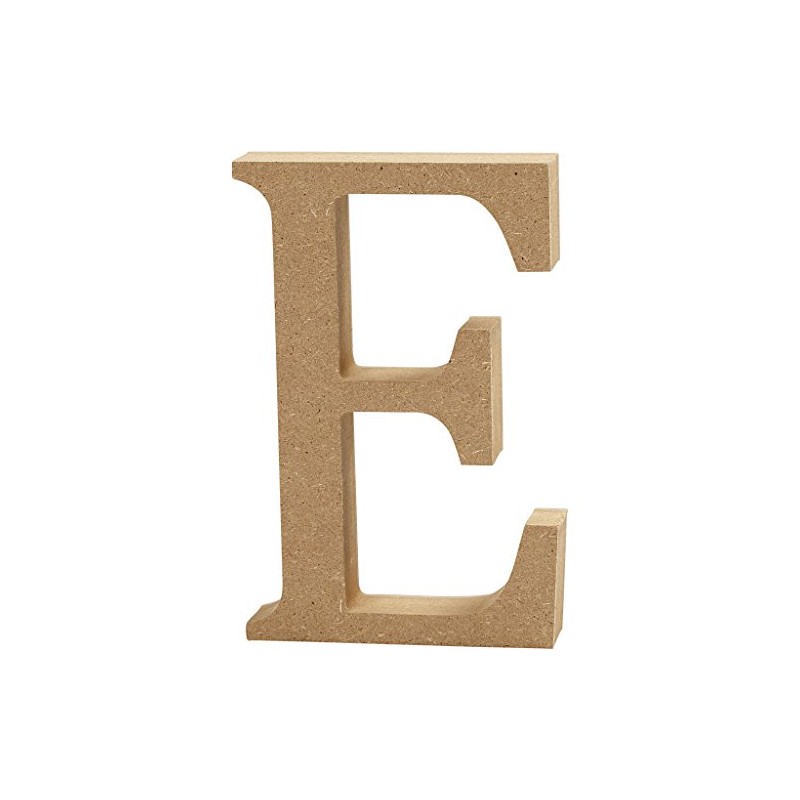 Create Crafts 56314 Wooden Letter, Brown, One Size